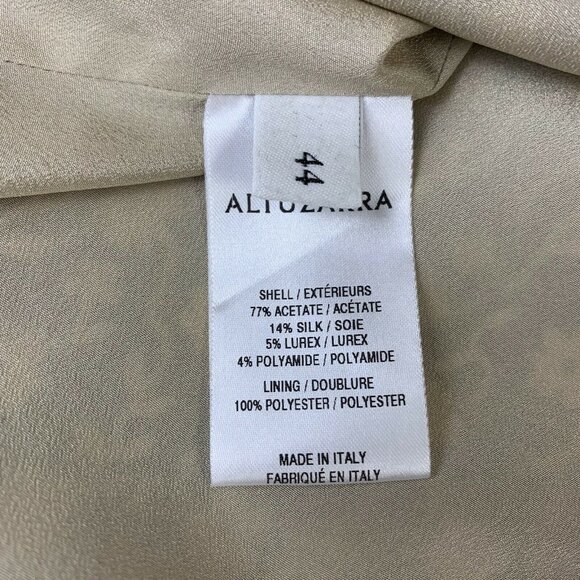 ALTUZARRA  Silk Blend Midi Skirt Floral Print Designer Italy Size 44 / MED - Picture 7 of 10